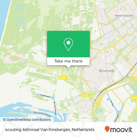 scouting Admiraal Van Kinsbergen map