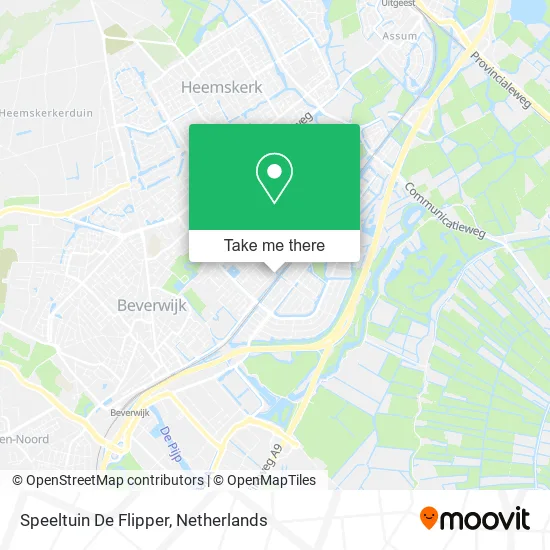Speeltuin De Flipper map