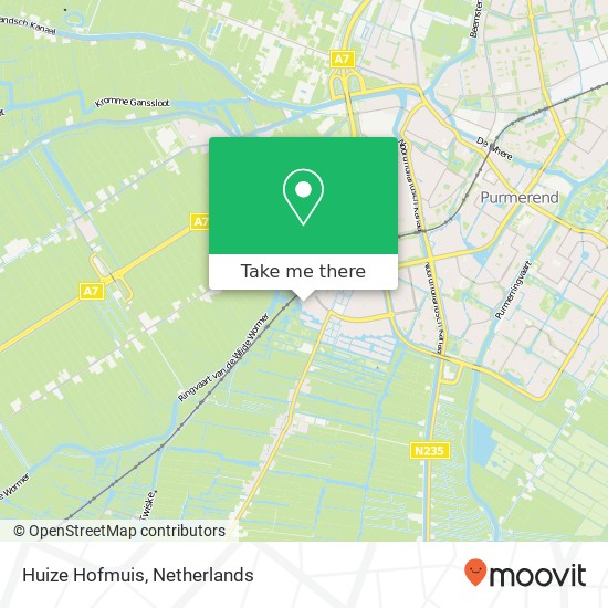 Huize Hofmuis map