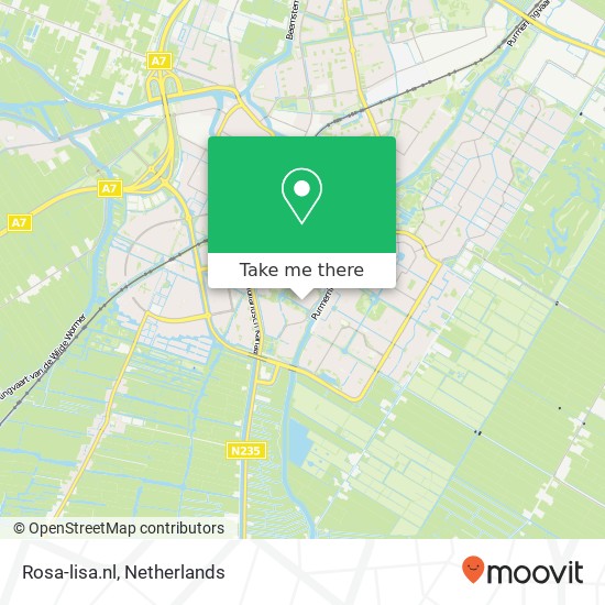 Rosa-lisa.nl Karte