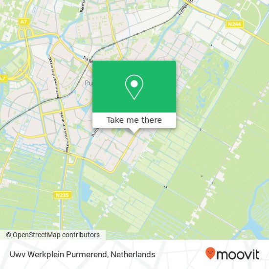 Uwv Werkplein Purmerend map