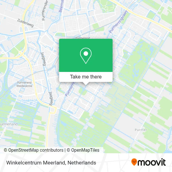 Winkelcentrum Meerland map
