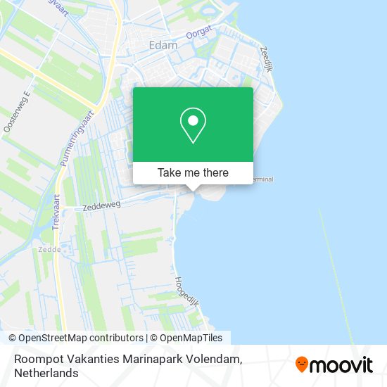 Roompot Vakanties Marinapark Volendam map