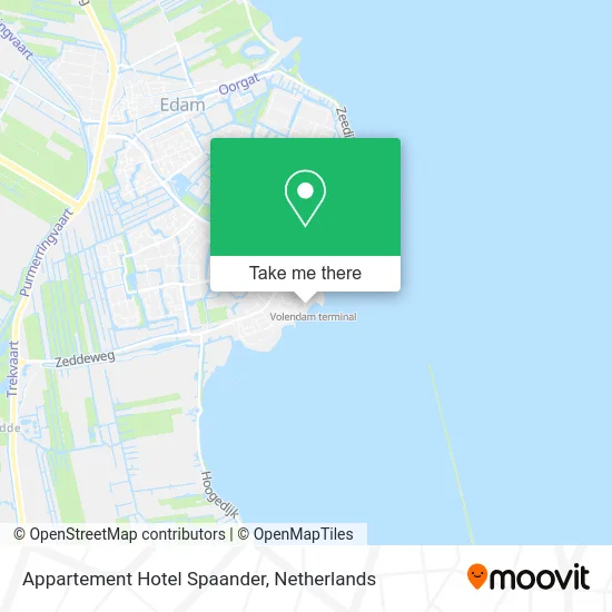 Appartement Hotel Spaander map