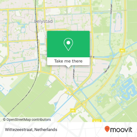 Wittezeestraat map