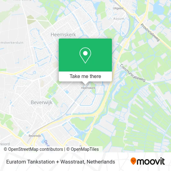 Euratom Tankstation + Wasstraat map