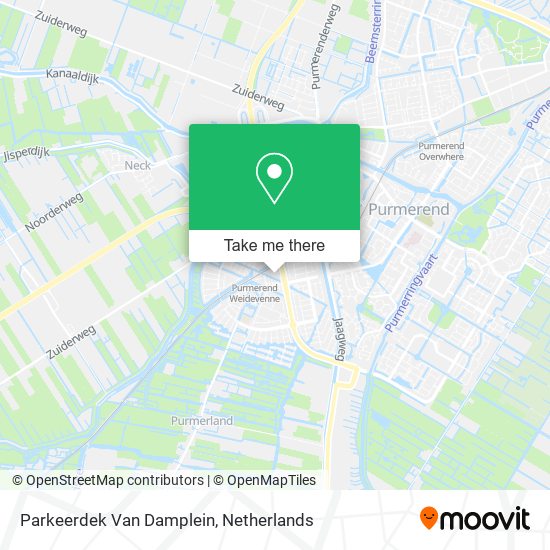 Parkeerdek Van Damplein map
