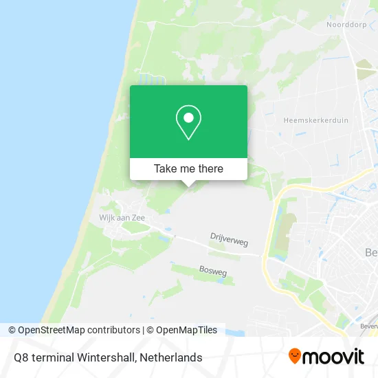 Q8 terminal Wintershall map