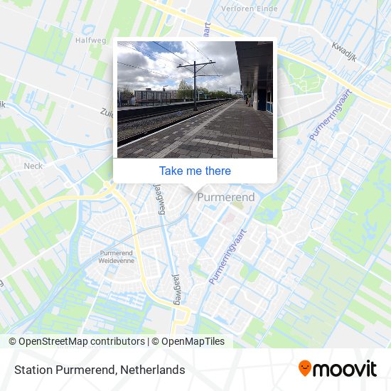 Station Purmerend map