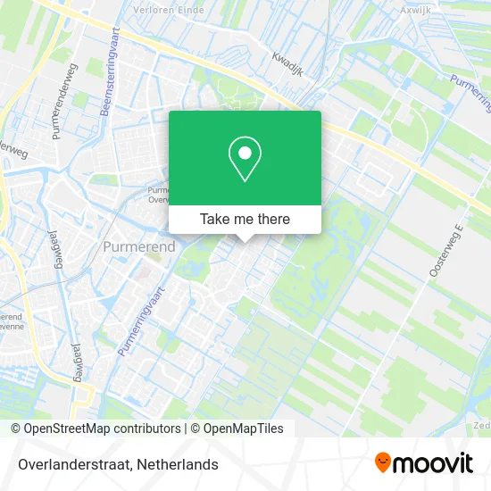 Overlanderstraat map