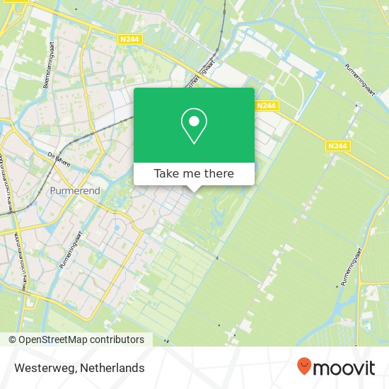 Westerweg map