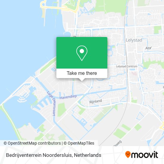 Bedrijventerrein Noordersluis map