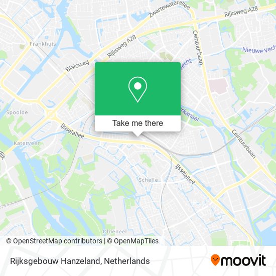 Rijksgebouw Hanzeland map