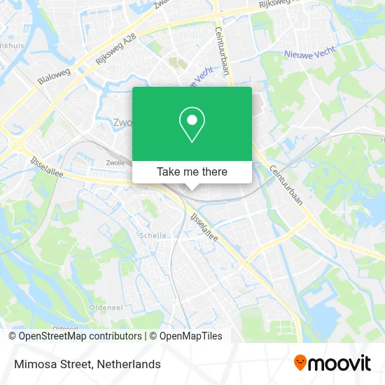 Mimosastraat map