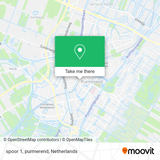 spoor 1, purmerend map