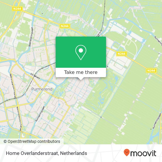 Home Overlanderstraat map