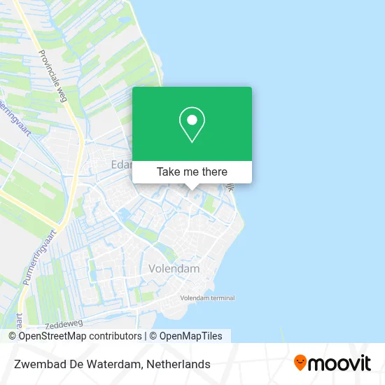 Zwembad De Waterdam map