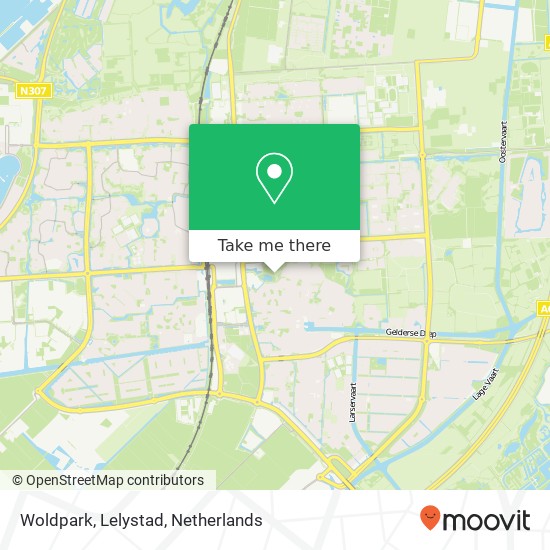 Woldpark, Lelystad Karte