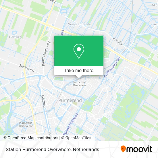 Station Purmerend Overwhere map