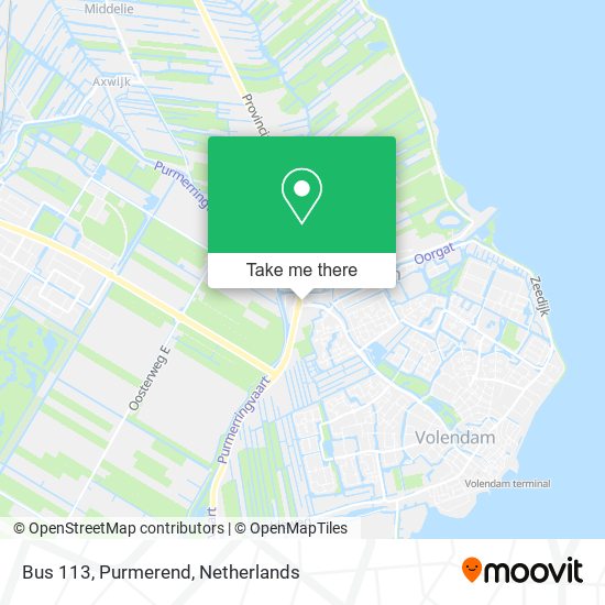 Bus 113, Purmerend map