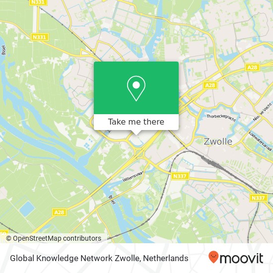 Global Knowledge Network Zwolle Karte