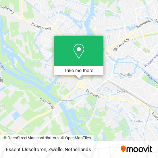 Essent IJsseltoren, Zwolle map