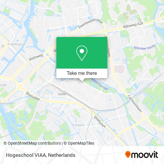 Hogeschool VIAA map