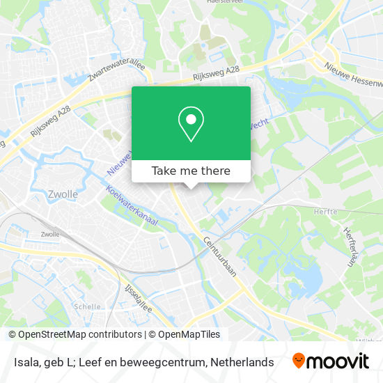 Isala, geb L; Leef en beweegcentrum map