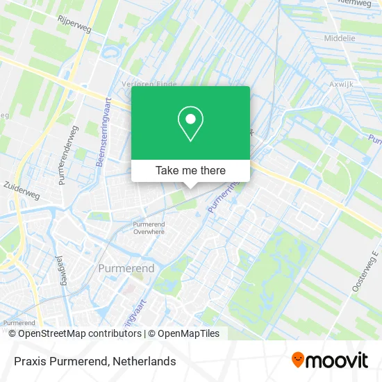 Praxis Purmerend map