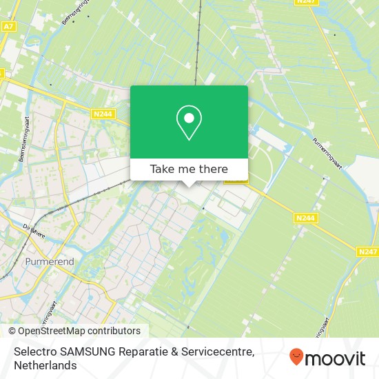 Selectro SAMSUNG Reparatie & Servicecentre Karte