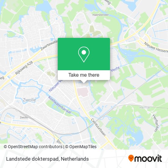 Landstede dokterspad Karte