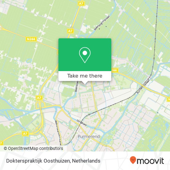 Dokterspraktijk Oosthuizen map