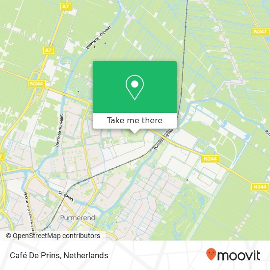 Café De Prins map
