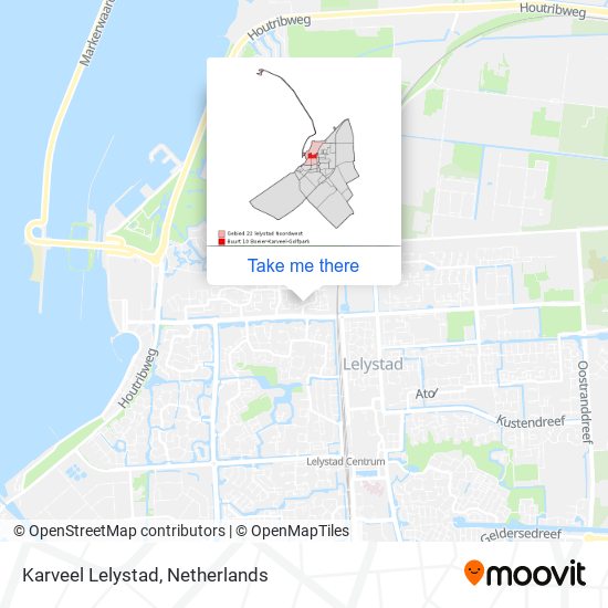 Karveel Lelystad map