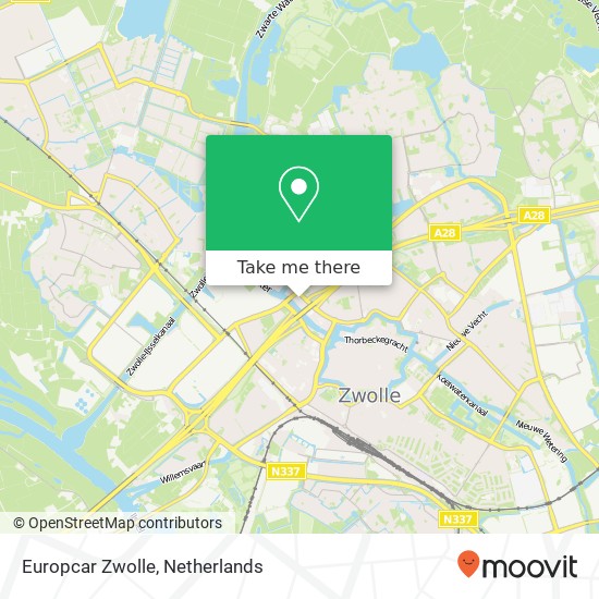 Europcar Zwolle Karte