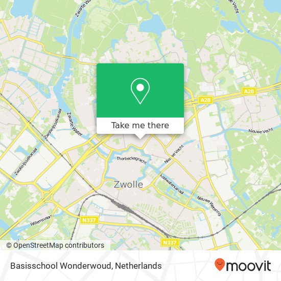 Basisschool Wonderwoud map