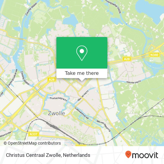 Christus Centraal Zwolle map