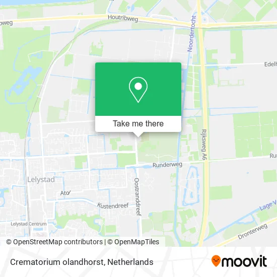 Crematorium olandhorst map