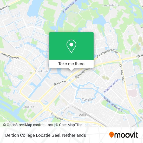 Deltion College Locatie Geel map