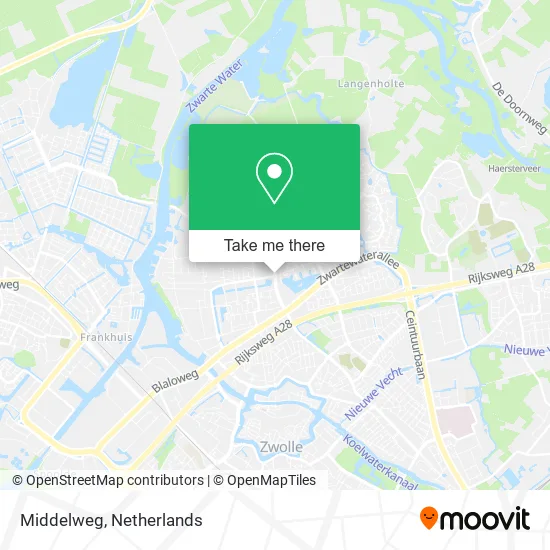 Middelweg Karte