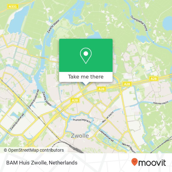 BAM Huis Zwolle Karte