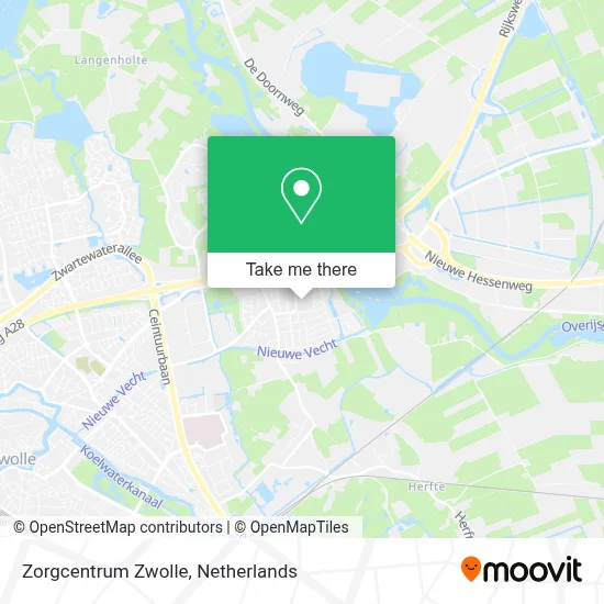 Zorgcentrum Zwolle map