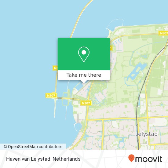 Haven van Lelystad map