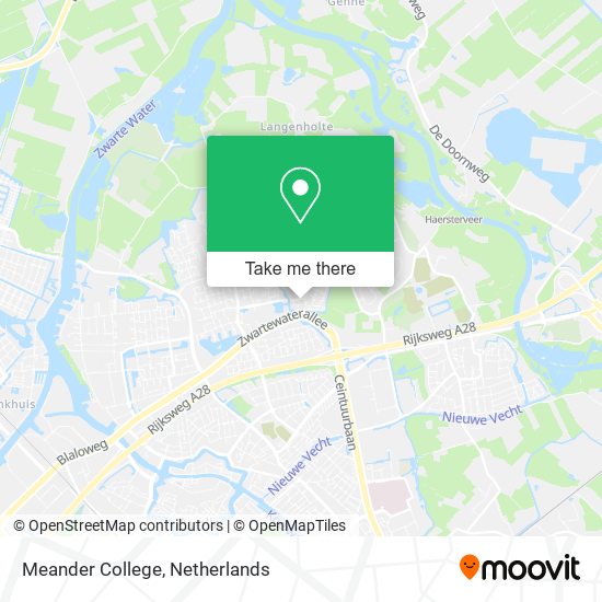 Meander College map