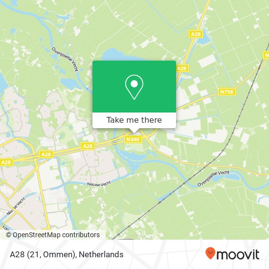 A28 (21, Ommen) map