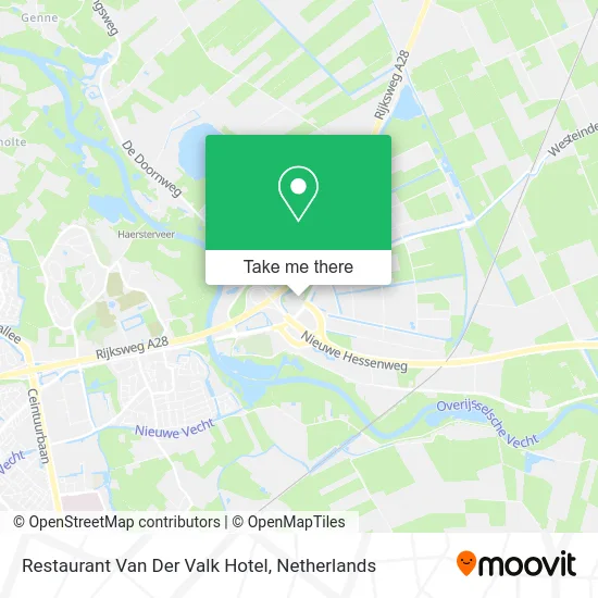 Restaurant Van Der Valk Hotel map