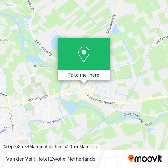 Van der Valk Hotel Zwolle map