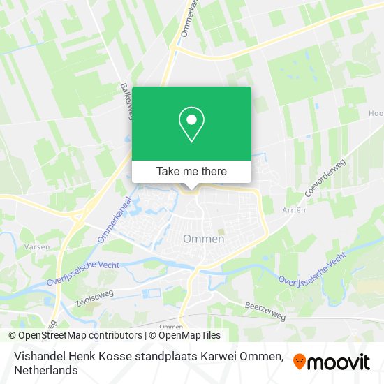 Vishandel Henk Kosse standplaats Karwei Ommen map