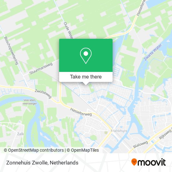 Zonnehuis Zwolle map