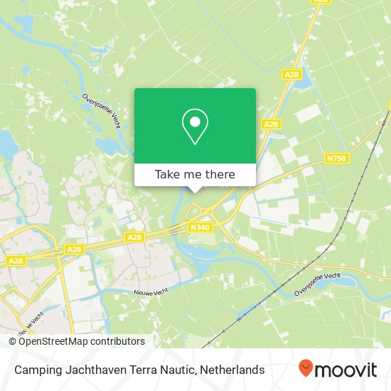 Camping Jachthaven Terra Nautic map